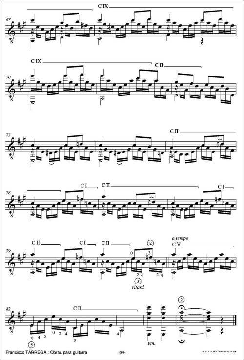 ESTUDIO-BRILLANTE-Arreglado-sobre-un-tema-de-Jean-Delphin-Alard-古-吉他谱
