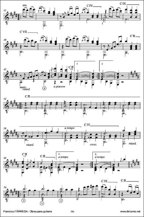 GRAN-VALS-En-la-mayor-古典吉他-吉他谱