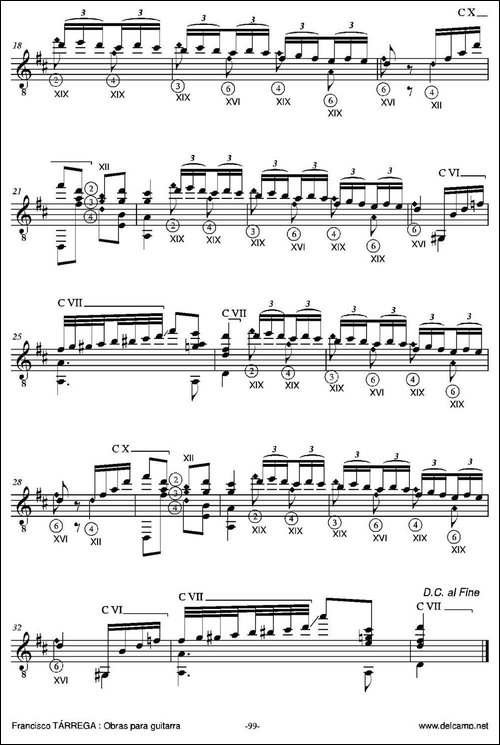 ALBORADA-Capricho-古典吉他-吉他谱
