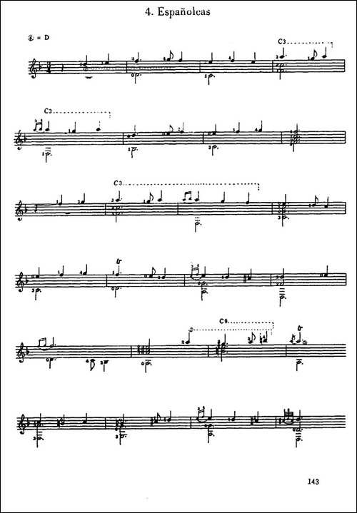 5首西班牙组曲-古典吉它-吉他谱
