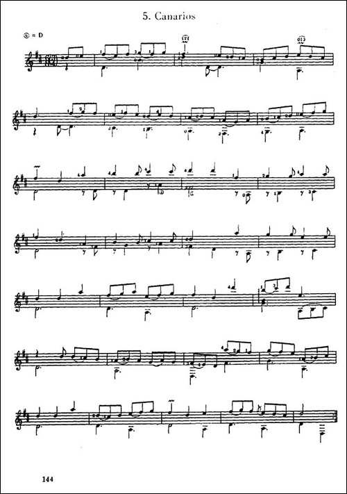 5首西班牙组曲-古典吉它-吉他谱