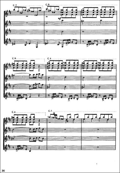 D大调协奏曲-古典吉他三重奏-吉他谱