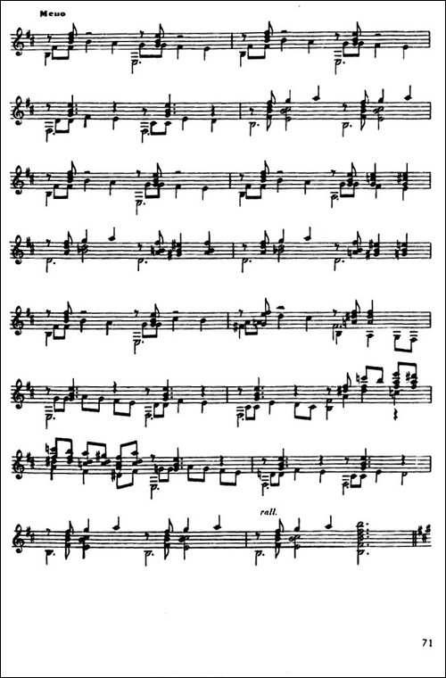 魏拉罗伯斯前奏曲五首·5-古典吉他-吉他谱