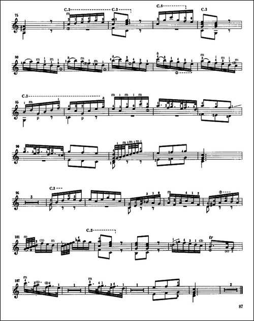 协奏曲-巴斯顿作曲版-古典吉他-吉他谱