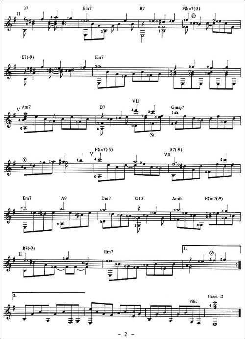 AUTUMN-LEAVES-吉他谱