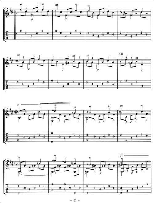 STUDY-IN-B-MINOR-吉他谱