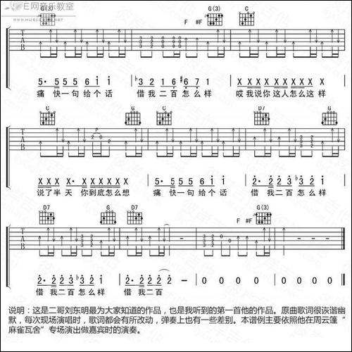 一个理想主义者的独白-吉他谱