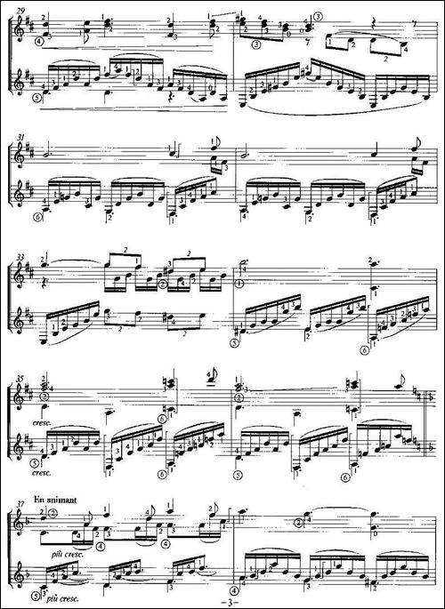 CLAIR-DE-LUNE-双吉他-吉他谱