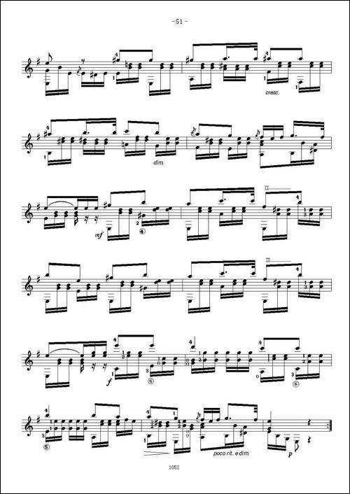 索尔·克斯特26首练习曲之21——26-吉他谱