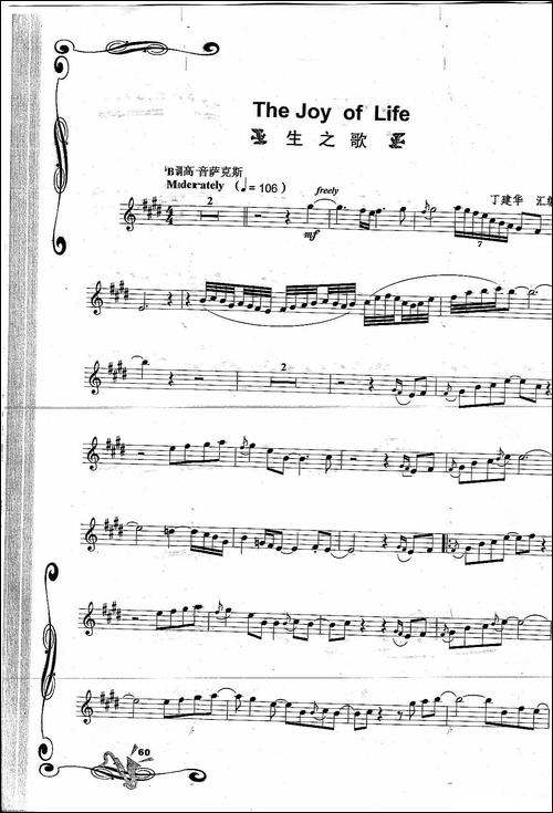 The-Joy-Of-Lire-生之歌-吉他谱