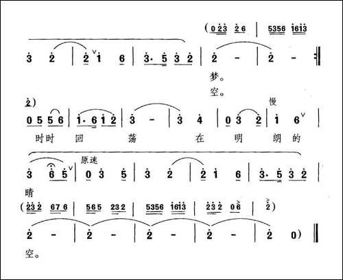 春之旋律-金波、长勋词-晓其曲-美声曲谱