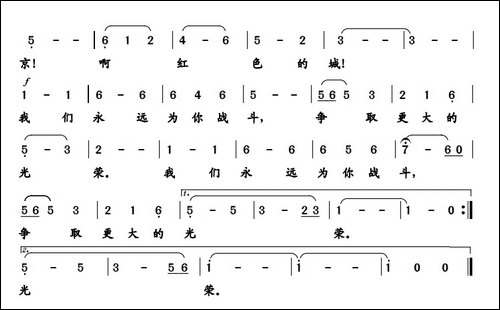 我飞在祖国的天空-美声曲谱