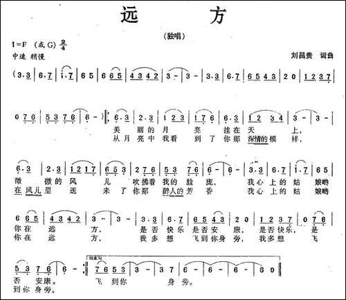 远方-刘昌贵-词曲-民歌