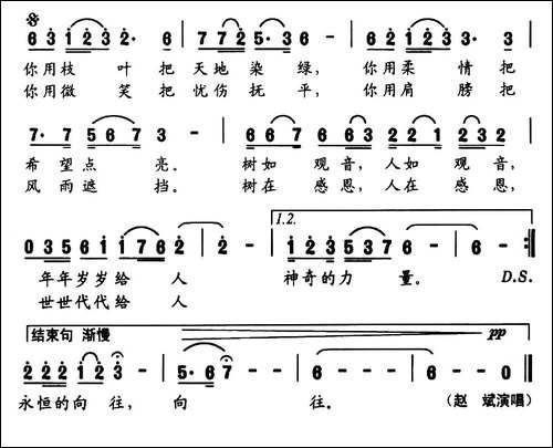 观音柳-民歌