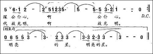 水天中升起明亮的星-袁宗翰词-张坚-陆文曲-民歌