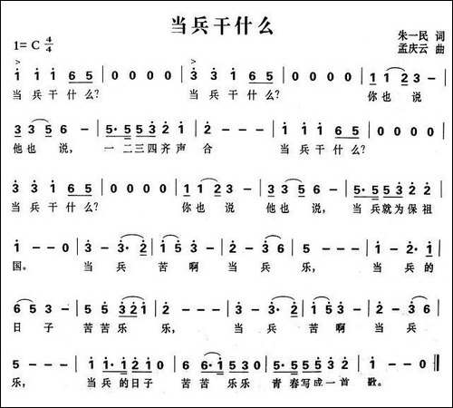当兵干什么