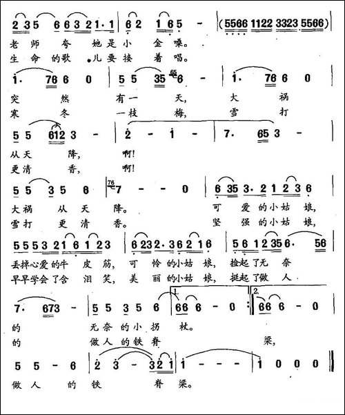 寒冬一枝梅-民歌