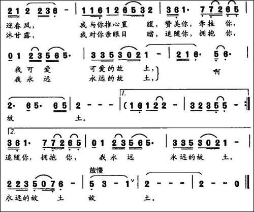 故土-许明生-词曲-民歌
