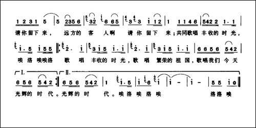 远方的客人请你留下来-彝族民歌
