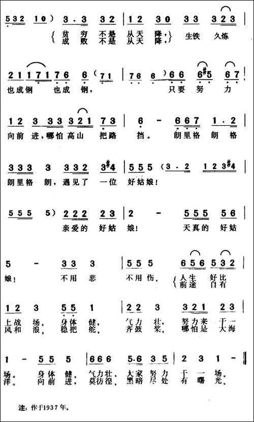 春天里-电影《十字街头》插曲
