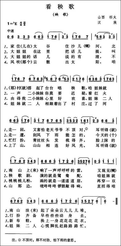 看秧歌-山西祁太民歌