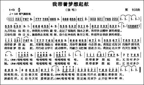 我带着梦想起航