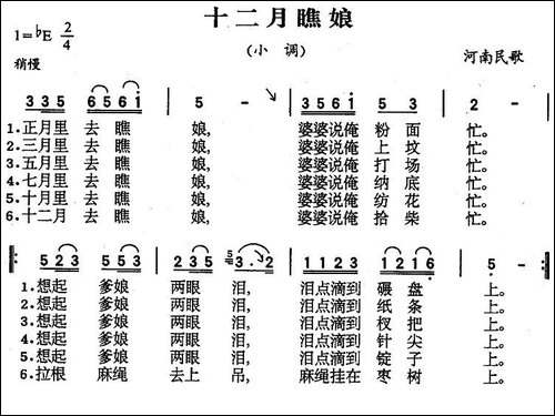 十二月瞧娘