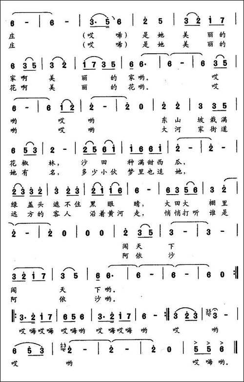 保安三庄的阿依沙