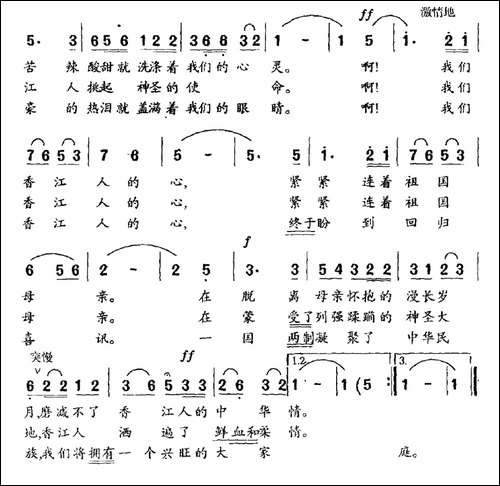 香江人的心-民歌