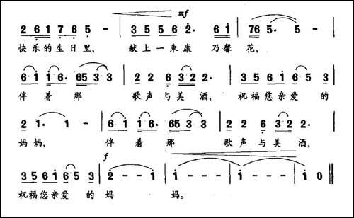 祝福妈妈-李红林词-晓其曲-民歌