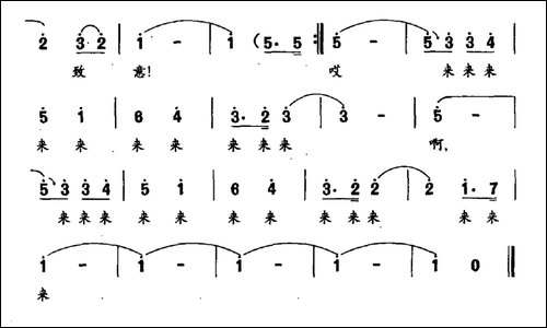 有一个女兵向你敬礼-民歌