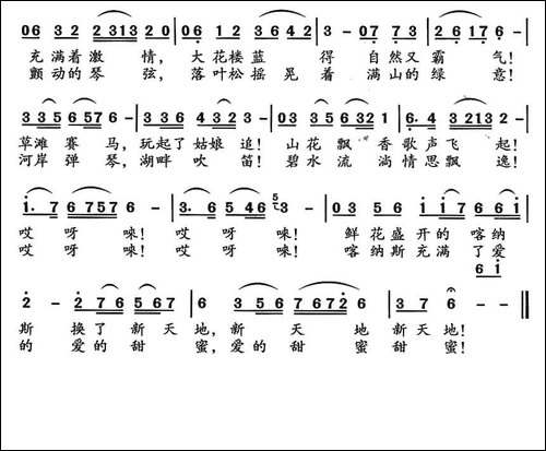 花开喀纳斯-民歌