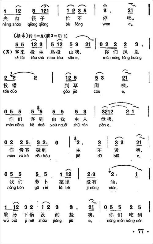 姐妹送上你家门-声萨当秋、苗族接亲歌调-民歌