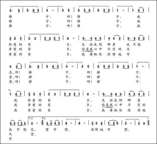 静宁，我亲爱的家乡-民歌
