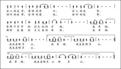 我幸福，我生在明月山