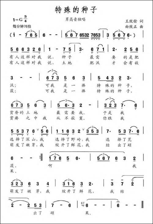 特殊的种子