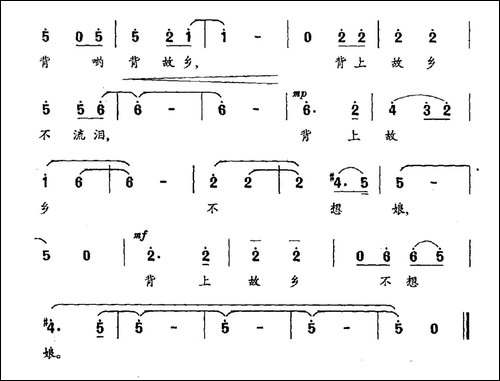 背故乡-张占杰词-顾彤曲