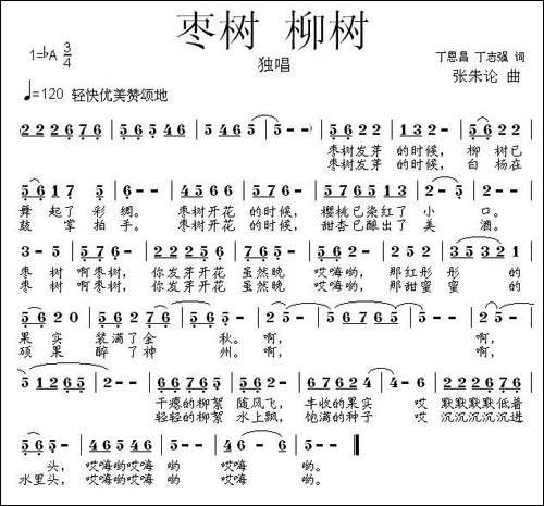 枣树-柳树