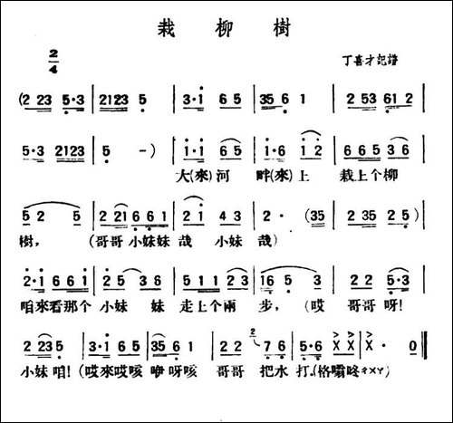 栽柳树-陕北榆林小曲