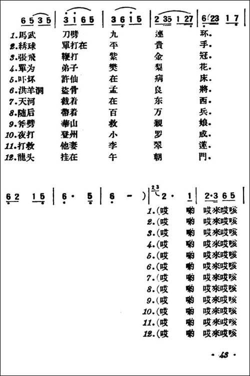 珍珠倒卷帘-陕北榆林小曲