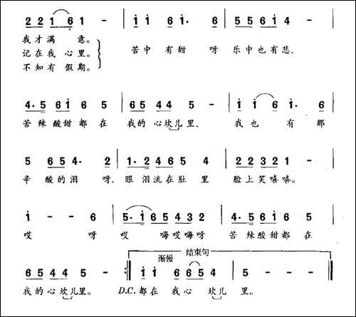 苦辣酸甜都在我的心坎儿里-总经理之歌