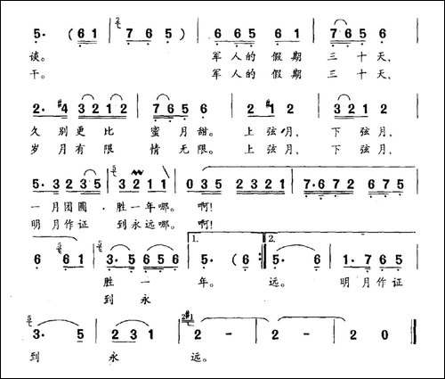 上弦月，下弦月