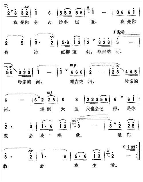 额吉纳河，我的母亲河-电视风光片《沙漠散记》插曲