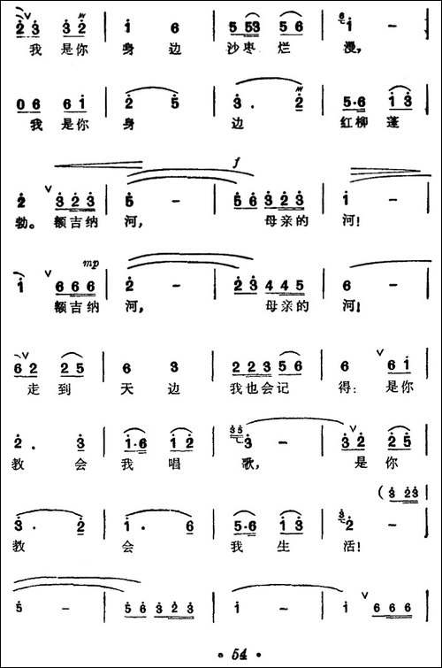额吉纳河，我的母亲河-电视风光片《沙漠散记》插曲