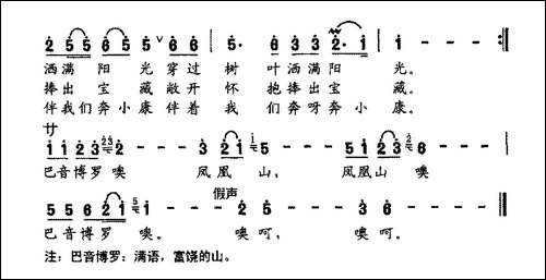凤凰山，巴音博罗