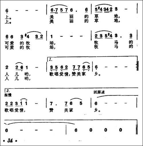 牧马人之歌-电视剧《牧马人》主题歌