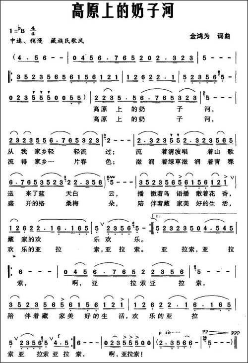 高原上的奶子河