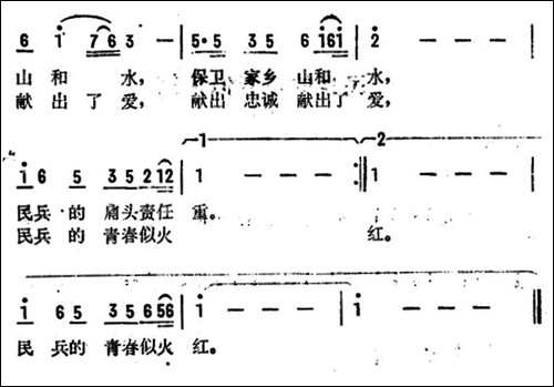 民兵的青春似火红