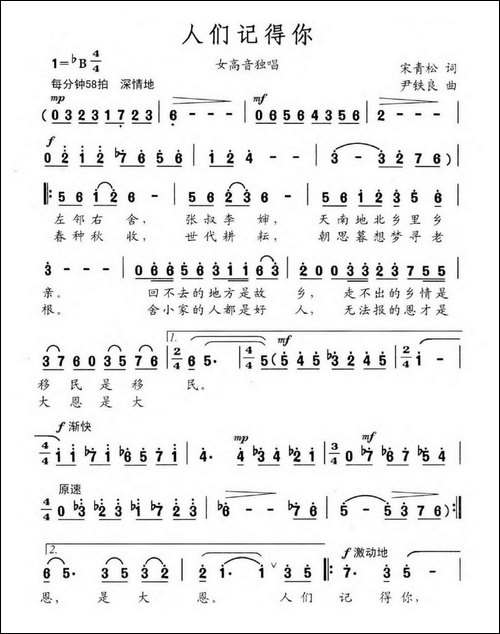 人们记得你