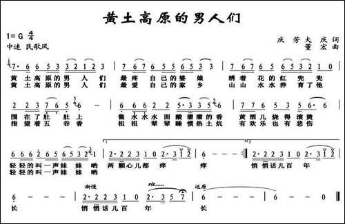 黄土高原的男人们-庆芳-大庆词-董宏曲